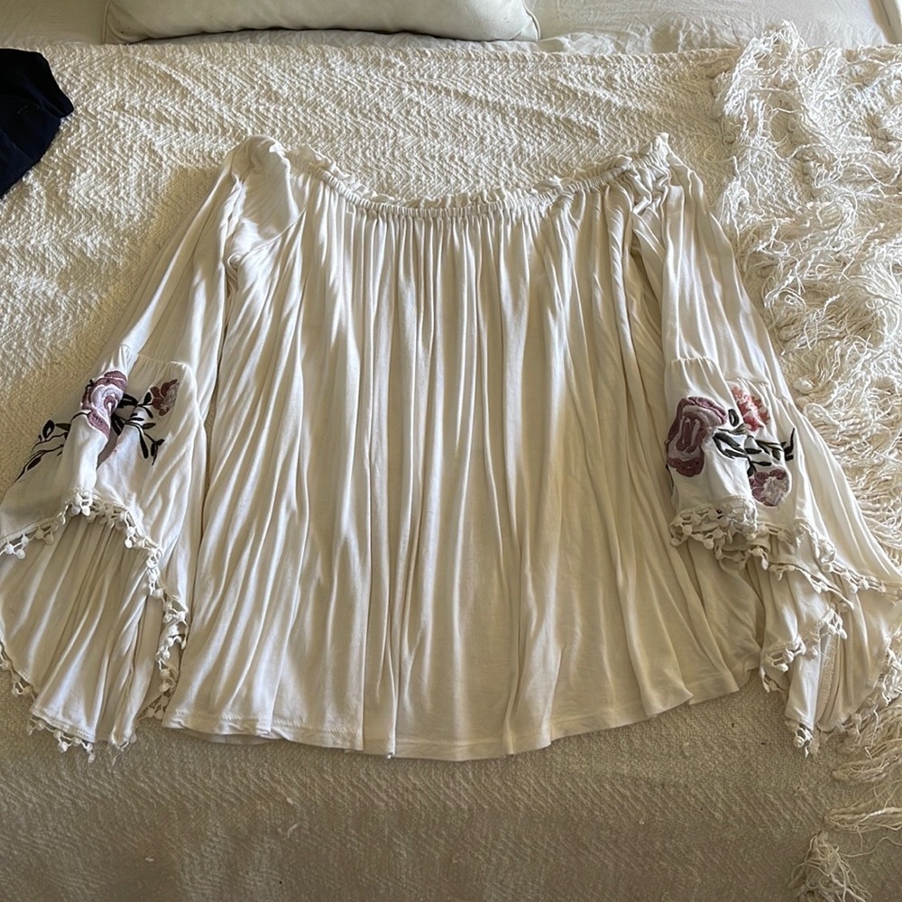 Boho Off The Shoulder Top